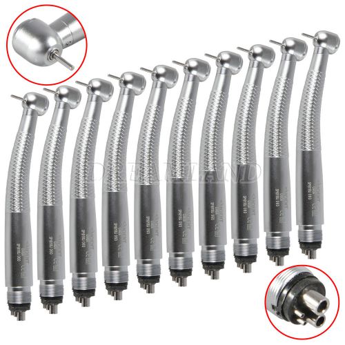 10X High Speed Push Button Ceramic Bearing Handpiece 4H Large Head FIT Sinol &amp;QT