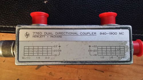 Hewilett Packard 776D Dual Directional Coupler, 940-1900 MHz