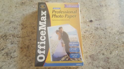 OfficeMax Glossy Professional Photo Paper (OM96071) 100 Sheets
