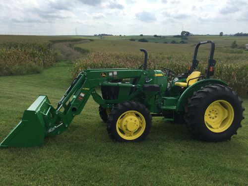 John Deere 5055E Tractor 4 wheel drive with loader  #142324-27594