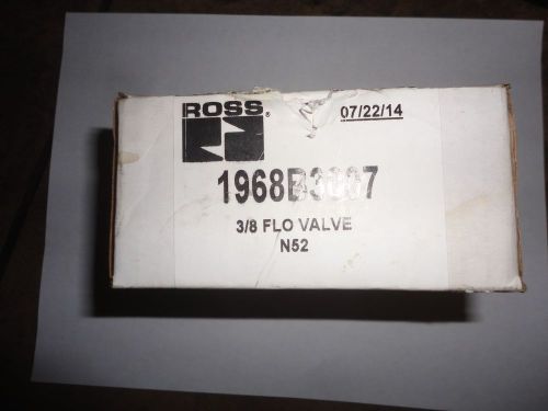 ROSS FLOW CONTROL VALVE Model 1968B3007 with 3/8&#034; NPT New in Box