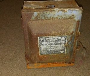 Wadsworth NOS Safety Switch n25 2 fuse box vintage