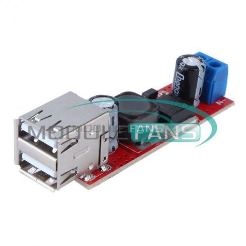 DC 6V-40V To 5V 3A Double USB Charge DC-DC Step Down Converter Module