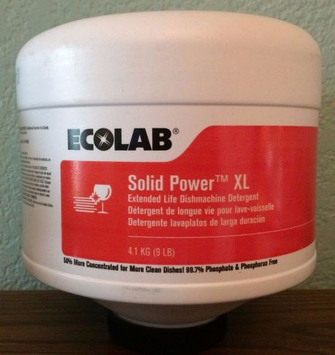 ECOLAB Solid Power XL Concentrated Dishmachine Detergent EXP 2019