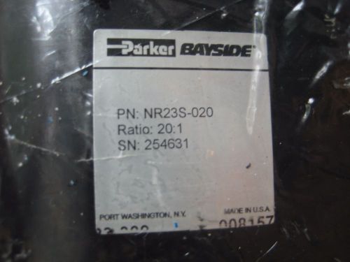 Parker Bayside Nema 23 Gear Head NE23-020 New