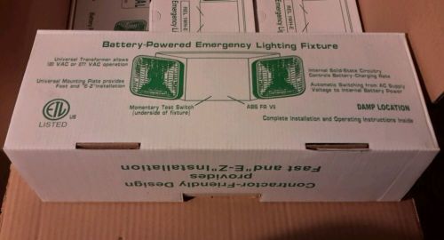 Battery Powered Emergency Lighting Fixture (NiB) 6 count