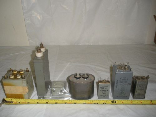 VINTAGE CORNELL Westinghouse CAPACITOR LOT TRANSFORMER TUBE AMP TONE SMOOTHING
