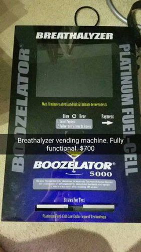 Great Condition, Boozelator 5000 Breathalyzer Vending Machine