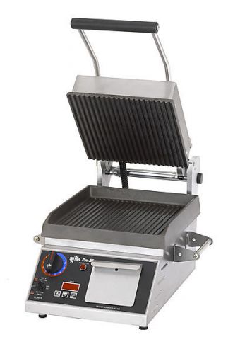 STAR Sandwich Press Panini Grill w/ Grooved Griddle, Timer commercial restaurant