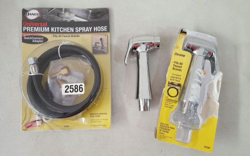 Lot of 3 plumbing kitchen sprayer parts 2586r for sale