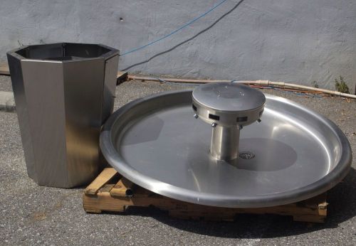 Bradley hand wash fountain 54” washfountain circular 8 infrared sensors s.steel for sale