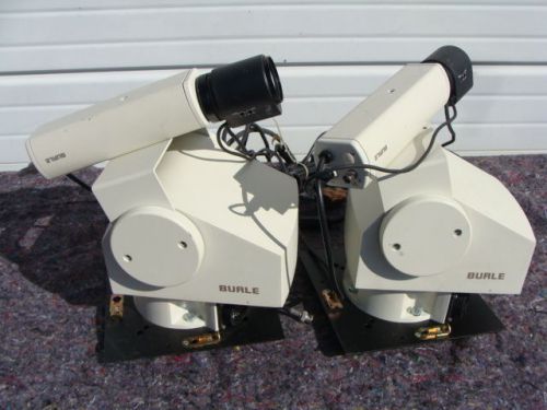 Lot of 2 Burle TC6410A Weatherproof Motorized Pan Tilt Mount - Antenna Tracking