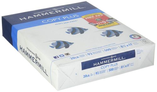 Hammermill paper copy plus 20lb 8.5 x 11 letter 92 bright 500 sheets / 1 ream... for sale