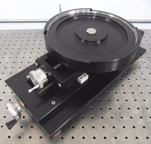 C132749 Lead Screw Linear, 360° Rotary + Goniometer Tilt Positioning Stage Assy&#039;