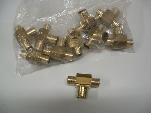 (10) Watts LFWP18B-121216PB PEXTee 3/4Cx3/4Cx1C-BR Lead Free Brass Crimp Tees