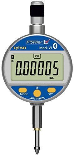 Fowler Sylvac Lifetime Warranty Mark VI Electronic Bluetooth Indicator,