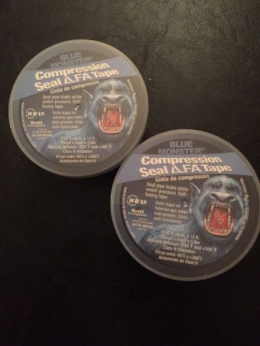 Blu Monster Compression Seal Tape Lot Of 2 PC
