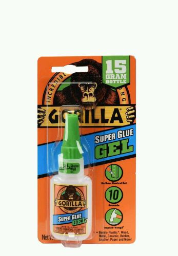 Gorilla Super Glue Gel, 15 g ( quantity of 2 )