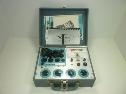 Vintage B&amp;K Dyna Jet Tube Tester Model 606 Manuals Included Excellent Shape