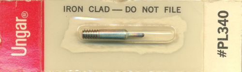 Ungar PL340 1/8&#034; Threaded Iron Clad Soldering Tip - NOS - Retail Packaged