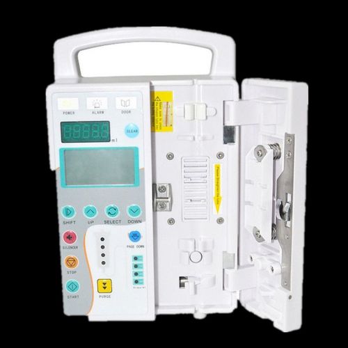 KVO Automatic calibration Infusion Pump alarm ml/h drop/min +Purge LCD Record