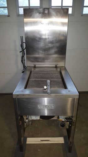 Lucks g1826 donut fryer with submerger screen and exhaust hood system *can ship* for sale