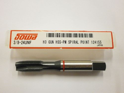Sowa Tool 3/8-24 H3 Spiral Point Red Ring Tap CNC Style 48 HRC HSS 124-155 ST09