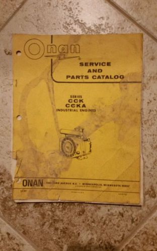 Factory Onan CCK CCKA Serice and Parts Manual