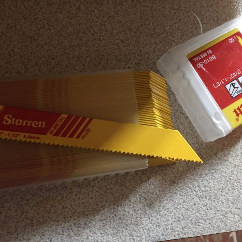 Starrett reciprocating saw blades B610-50 (50pack)
