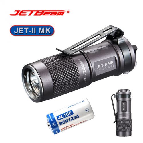 Jetbeam II MK Cree XP-L HI LED Waterproof Flashlight 510 Lumens +1*16340 Battery