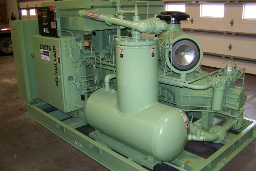 Sullair  V200 TS200  Rotary Screw Air comp, Warranty Variable Speed drive,