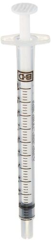 BD 305217 Clear Oral Syringe with Tip Cap 1mL Capacity (Case of 500)