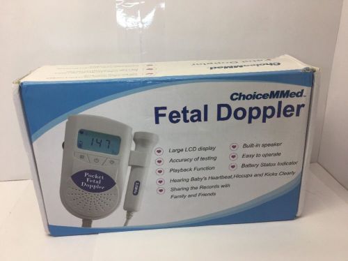 Choicemmed Fetal Doppler Prenatal Baby Heart Monitor 3Mhz Free Shipping