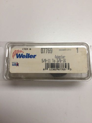 Weiler Adapter, 5/8-11 UNC to 3/8-16 #07769