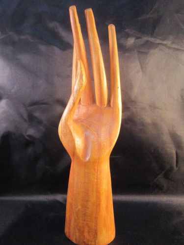 Tropical Wood Hand, Jewelry Display Stand (Left Hand)