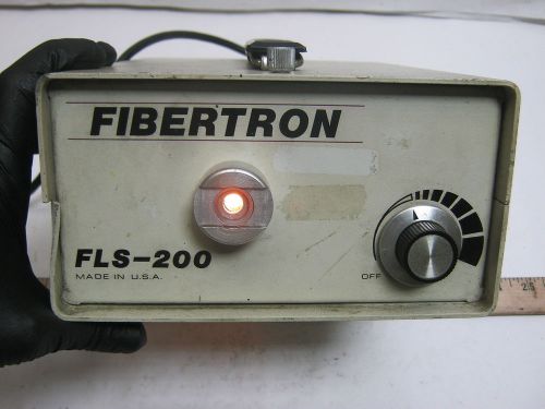 Fibertron light source 3 amp 110-120 vac 5’ ac cord (fls-200) for sale