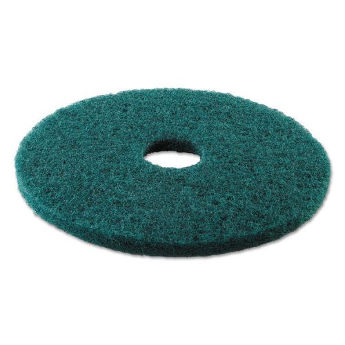 &#034;standard 17-inch diameter heavy-duty scrubbing floor pads, green&#034; for sale