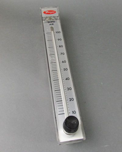 Dwyer RMC Series RMC-102-SSV Rate-Master Flowmeter - 10&#034; Scale, 10-100 SCFH Air