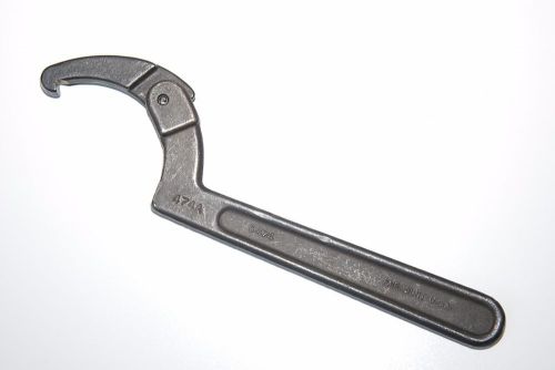 Fairmount USA Made Adjustable Hook Spanner Wrench 474A  2&#034;&#034; to 4-3/4&#034; SHIPS FREE