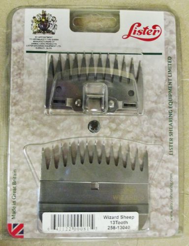 Brand New Lister 13 Tooth Wizard Sheep Blade Set 258-13040