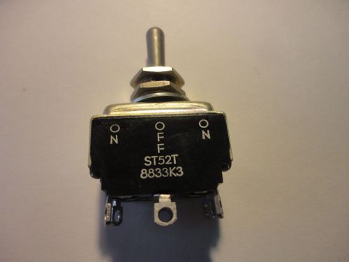 1PC- CUTLER HAMMER TOGGLE SWITCH ST-52T 8833K3 DPDT ON-OFF-MON-ON 10AMP SWITCH