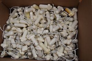 400++ used white uss milli lanyard anti-theft security retail alarm eas tags for sale