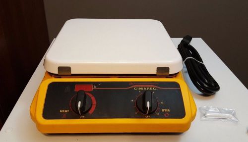 Barnstead thermolyne hot plate magnetic stirrer cimarec sp131635 10&#034; x 10&#034; 120v for sale