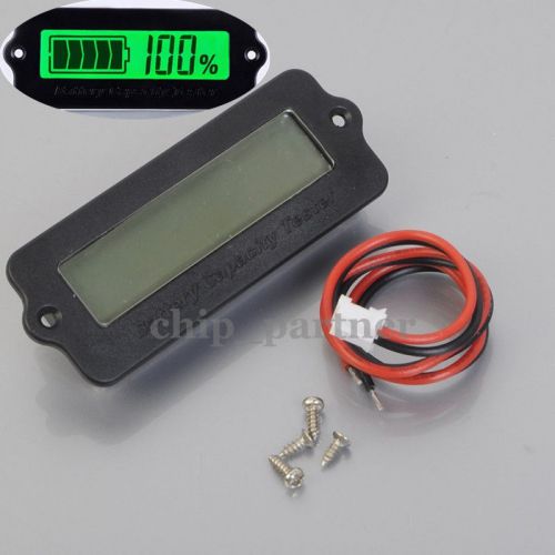 12V LY6W Lead Acid Battery Capacity Indicator LCD Digital Display Meter Tester