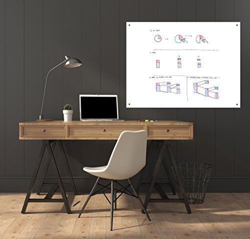 Delane Dry Erase White Board Surface Sheet, Better Than Decals and Stickers,Larg