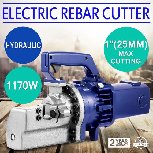 RC-25mm 1700W 1&#034; 8# Electric Hydraulic Rebar Cutter Bender Cutting Radius GOOD
