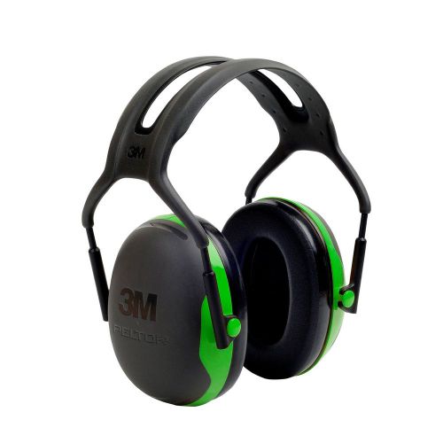 3M Peltor X-Series Over-the-Head Earmuffs NRR 22 dB One Size Fits Most Black/...