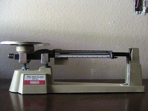Vintage Triple Beam Balance 2610g Ohaus Scale CLEAN Great Condition