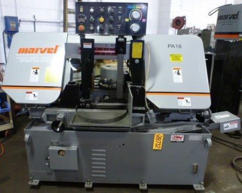 Marvel spartan automatic bar feed horizontal band saw pa18  (28772) for sale