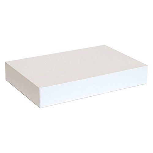 KC Store Fixtures 07104 Garment Box 17&#034; x 11&#034; x 2.5&#034; White (Pack of 50)